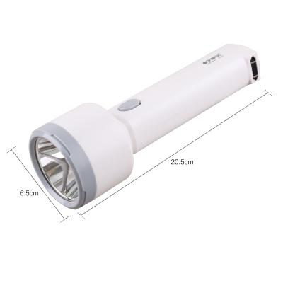 China Emergency Lead Flashlight High Quality High Power Plastic Torch ABS Plastic Flashlight Best Rechargeable Flashlight for sale