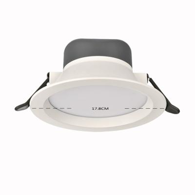 China Hot Selling High Quality Cheap Price Adjustable Downlights Irradiation Angle Supermarket Lighting Recessed RGBW 18w LED Downlight for sale