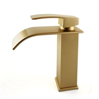 China MCBKRPDIO Faucets Metered Single Handle Deck Mounted Basin SS Classic Selling Gold Body OEM Customized Hot And Cold Mixer Taps for sale