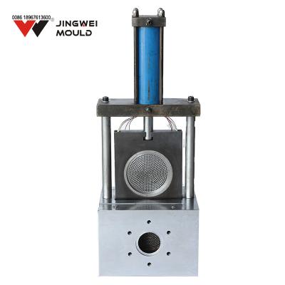 China Plastic Screen Switch Single Pillar With Double Hydraulic Working Station For Extruder for sale