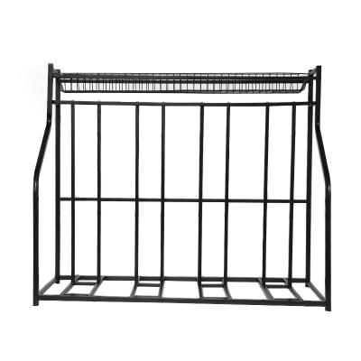 China Large Stocked Sports Basketball Storage Rack For Balls for sale