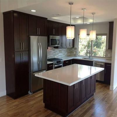 China Environmental Friendly Solid Wood Modular Kitchen Manufacturer in China for sale