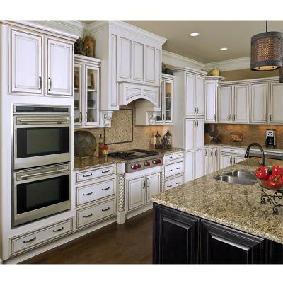 China American Standard Modern High Quality Solid Wood Framed White Shaker Cabinet Kitchen for sale