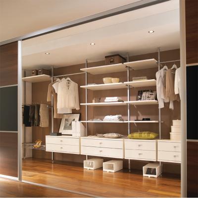 China Modern modern design with glass doors bedroom walk in closets for sale