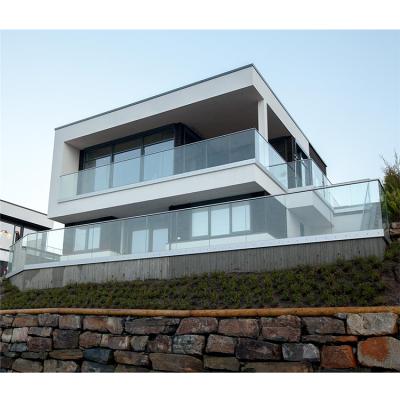 China Exterior side deck frameless glass railings for outdoor balcony LY-L15 for sale