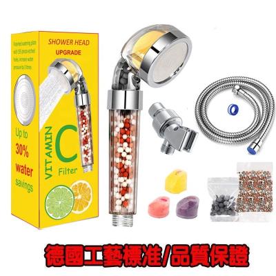 China Water Saving Shower Head Vitamin C Filter Hand Shower Head 6 Different Flavor ABS Aroma Vitamin C Shower Heads for sale