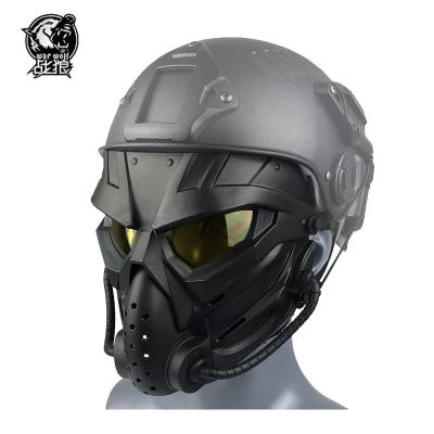 China Sports Full Face Mask Outdoor Tactical Ballistic War Game Contoured Full Face Face Mask Paintball Airsoft Mask With CE Certification for sale