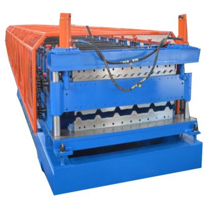 China Easy Operation High Quality Double Layer Metal Roof Tile Steel Roof Sheet Roll Forming Machine for sale