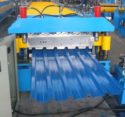 China 1.5-2mm Galvanized Corrugated Steel Sheet Roof Sheet Machine Price for sale