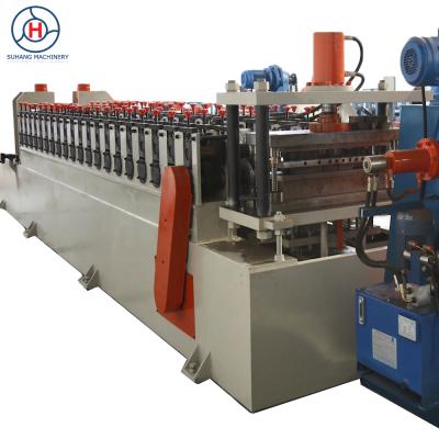 China Building Material Stores Shelf Deck Roll Forming Machine Pallet Rack Making Machine for sale