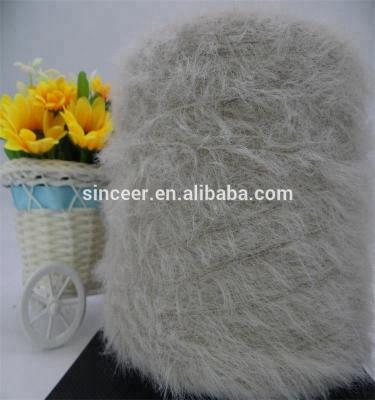 China Anti-pilling 1/5.4NM 100%nylon yarn super-softing feather yarn for knitting for sale