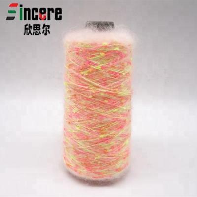 China Anti-pilling Handsome Crochet Yarn1/4.5NM Fancy Yarn Brush Yarn For Sweater for sale