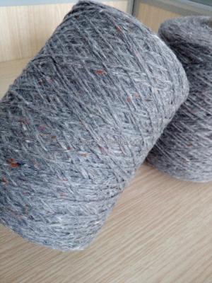 China Anti-pilling knots 6.5NM/2 yarn with colored knots 50%wool 50%acrylic for sale