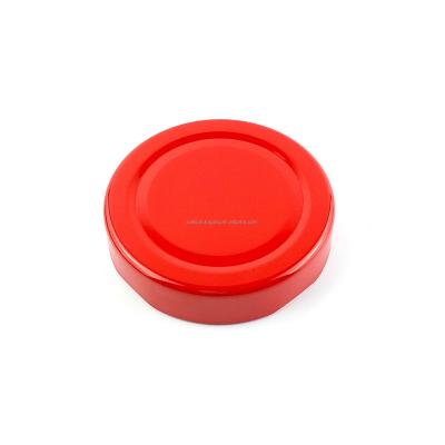 China 1. High temperature resistance 2.  Corrosion resistance 56.25 MM/60.15 MMRed White Black Gold Easy Open Air tight Sealed Jar for Marinated Horse Mouth Metal Lid for sale