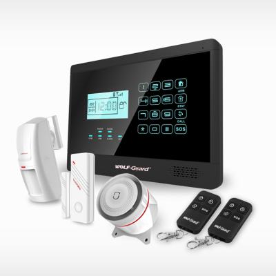 China GM/M Home Security System Wifi Home Alarm Kit Sim Card Burglar Security Alarm Wireless Remote Control Kit for sale