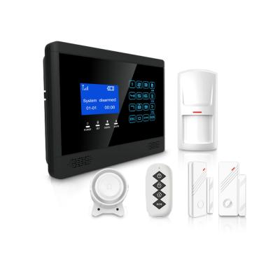 China TUYA WIFI GSM Smart Home Wireless Burglar Alarm System With Low Battery Remind Security Home Kit WT2BX for sale