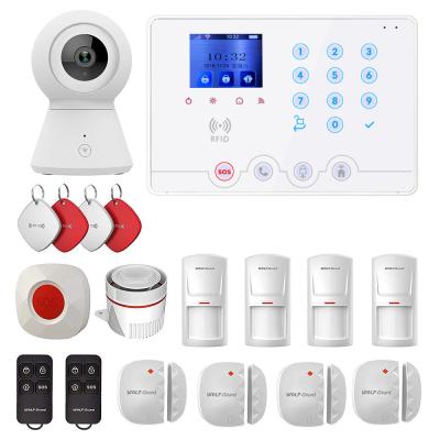 China Home automation SmartLife 4G alarm keypad gsm wifi 3G alarm security system with free motion sensor door detectors for sale