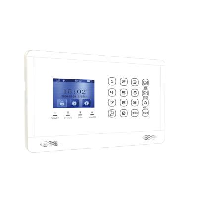 China Fashionable Tuya GSM WIFI Home Wireless Alarm System Smart Life Alarm System 200*136*31mm for sale