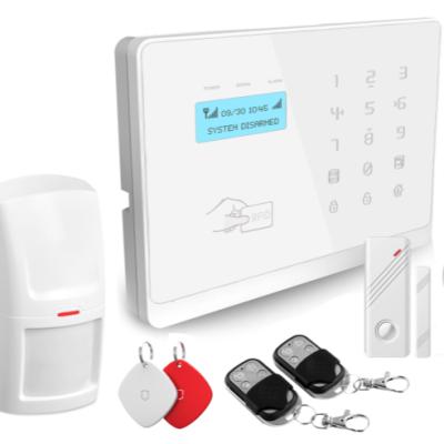 China 3G GSM Smart WiFi Burglar Alarm System Wireless Home Security Alarm Remote Control Kit for sale