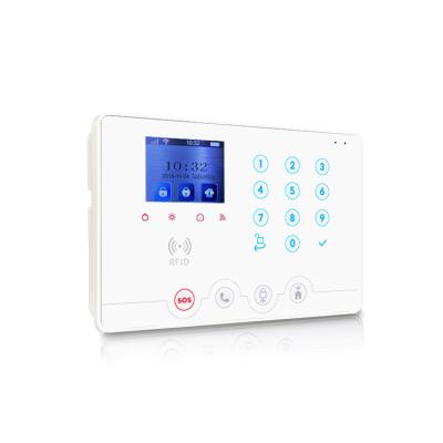 China 2021 4G+WIFI 200*136*31mm Smart Security Alarm System Wireless Home Burglar Alarm System for sale