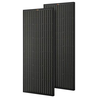 China BLUESUN Solar Panel Monocrystalline Aluminum Cells BSM System Cover 500 Watt 48 Volts Blue Box Black Frame Connector Power Color 210*105mm Mono for sale