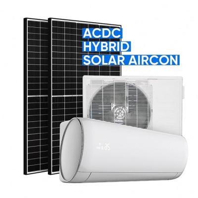 China China AC Outdoor Commercial Solar Hybrid 1HP 2HP 3HP Garage RV Car Hotel Solar Air Conditioner Price For Home Use for sale