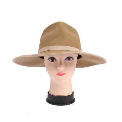 China Dobby Maker Custom Wool Big Brim Rancher Hat Felted Hat Wide Brim Hat for sale