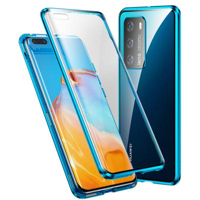 China Anti-drop Full Smartphone Cases Magnetic Cell Phone Shell Armor Phonecase 360 ​​Protective Cover For Huawei Mate 40 P40 Pro Pro+ for sale