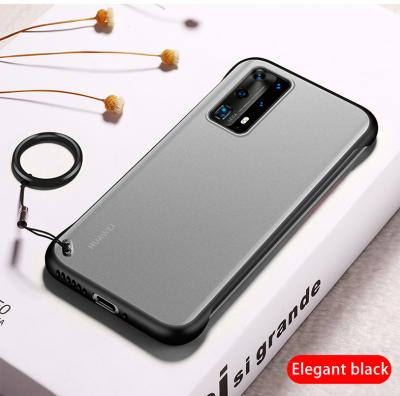 China Free Shipping 50PCS Anti-drop TPU Shock Absorption Shock Absorption Phone Cases Back Cover Clear Transparent Soft Thin Shell For Huawei P40 pro for sale