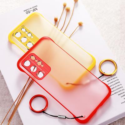 China Borderless Mobile Phone Case Anti-drop Design Anti-scratch Shock Absorption Phonecase Cover For Huawei Mate 40 P40 Pro for sale