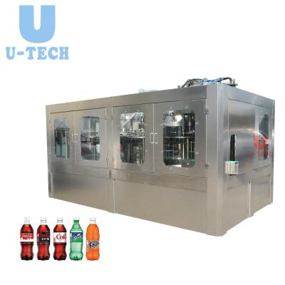 China Beverage Small Business Flicker Gas Fresh Energy Water Automatic CO2 CSD Carbonated Beverage Filling Machine for sale