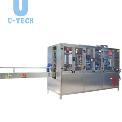 China Zhangjiagang Linear Type 3L 5L 7L 10L Spring Water Barrel Purified Washing Beverage Filling Capping Machine for sale