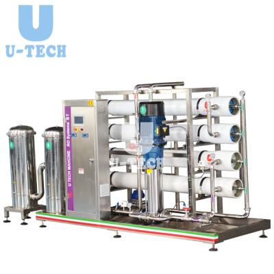 China Water Storage 3000L/H Raw Water RO Plant Manufacturer Small Mobile Pure Water Reverse Osmosis System Machine Price for sale