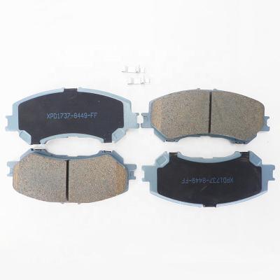 China Brake Spare Parts D1737 Car Disc Brake Pad Car Disc Used Auto Brake Pad For Nissan for sale