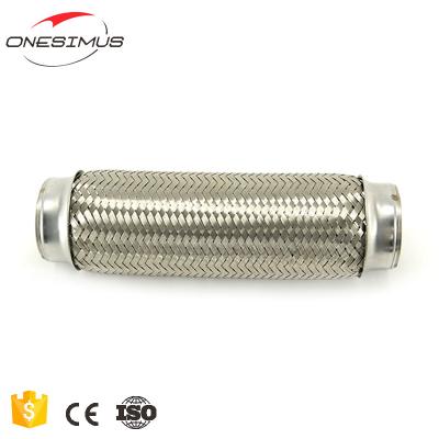 China Automotive Exhaust System Stainless Steel Car Parts 65mm*160mm Custom Muffler 65*160 Exhaust Pipe For Car for sale