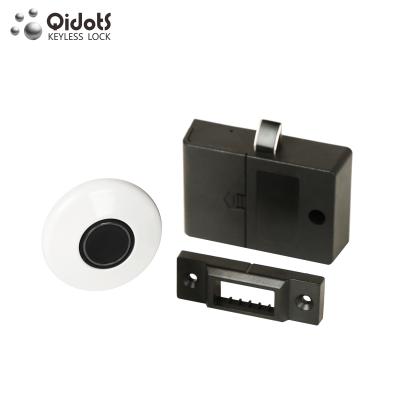 China Biometric Fingerprint Cabinet Drawer Furniture QIDOTS Fingerprint Handle Design Smart Keyless Fingerprint Lock for sale