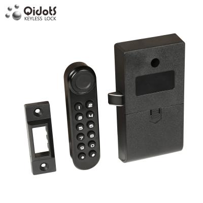 China Qidots Office Fingerprint Password Code Locker Cabinet Smart Door Lock with Code Lock for sale