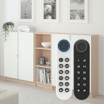 China Keypad+Biometric Easy Auto Biometric Fingerprint Code Fingerprint 4-10 Use Qidots Reader Numeric Keypad Smart Cabinet Lock for sale