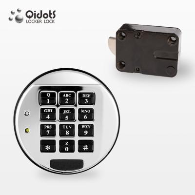 China Qidots Plastic + Steel Electronic Safe Lock Security Electronic File Cabinet Lock With Alarm Function for sale