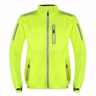 China Custom Logo Design Breathable Windproof Winter Clothing Reflective Cycling Jacket High Quality Waterproof for sale