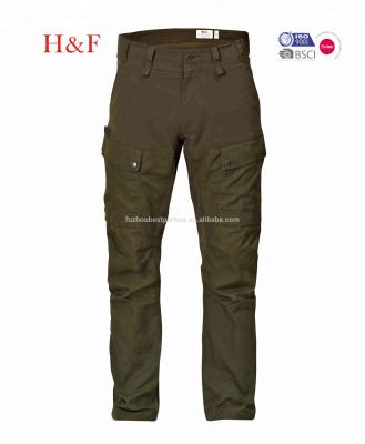 China Anti-wrinkle Forest Green Heated Pants Men's Outdoor Waterproof Hunting Pants for sale