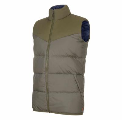 China 2020 RPET Anti-Shrink Winter Warm Down Padded Vest For Men Outdoor Wear Active Hiking Heated Vest for sale