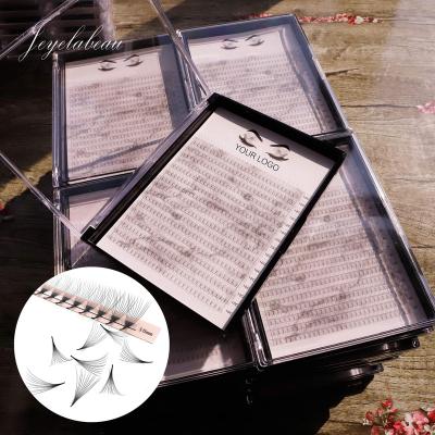 China JB very soft and light 0.05 0.07 premade fans eyelash extensions promade handmade eyelash extensions for sale