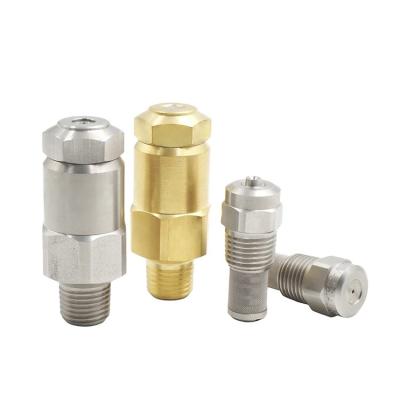 中国 50 um 1/4 Stainless Steel Hydraulic Fine Spray Nozzle 販売のため