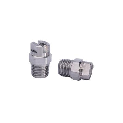 Κίνα 1/8 110 degree 6502 Flat Fan Vee Jet Nozzle for cleaning and washing equipment parts προς πώληση