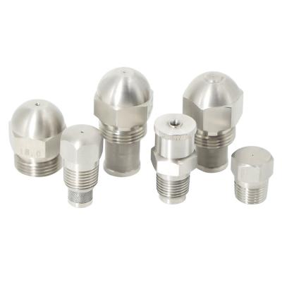 China Factory Outlet 50 um Stainless Steel Hydraulic Fine Spray Nozzle Single Fluid Atomizing Nozzle for sale