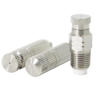 Cina High pressure cleanable micro fine fog water misting nozzle for fog cooling system in vendita