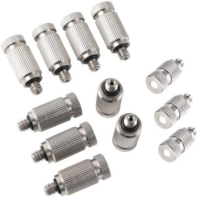 China Wholesales Misting Nozzles Stainless Steel Micron Mist Spray Nozzle,Dry Fogging Nozzle With Filter Quickly Delivery à venda