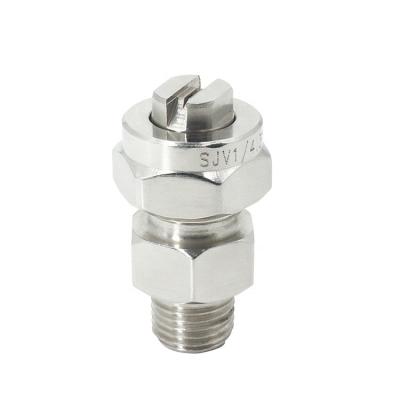 China Stainless steel Narrow Angle Flat Fan Nozzle, Narrow Spray Angle Back Flushing Nozzles for thickener zu verkaufen