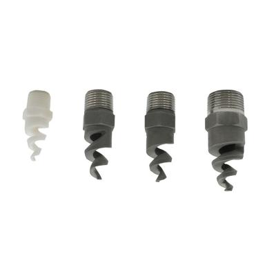 China 316 304 Stainless Steel ss pvc plastic pp Desulfurization Dust Removal Waterjet Spiral Nozzle à venda